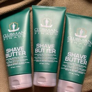 Clubman Pinaud Shave Butter Pack of 3